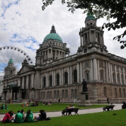 Belfast City Hall and Big Wheel by Roger Price